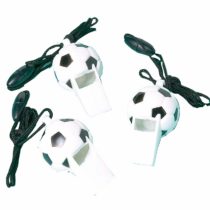 amscan Soccer Whistle Party Favor-12 Pcs