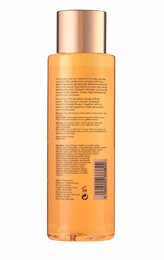 Sanctuary Spa Bubble Bath, Vegan Luxury Bath Float, Cruelty Free, 500 ml - Image 2