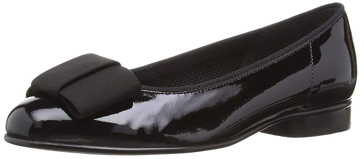 Gabor Assist-Patent, Women's Ballet Shoes, Black (Black Patent), 4.5 UK, Black Black Patent