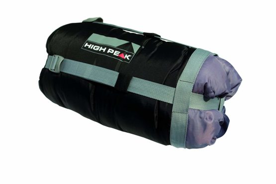 High Peak Large Compression Packsack - 42 X 26 cm, Black/Grey