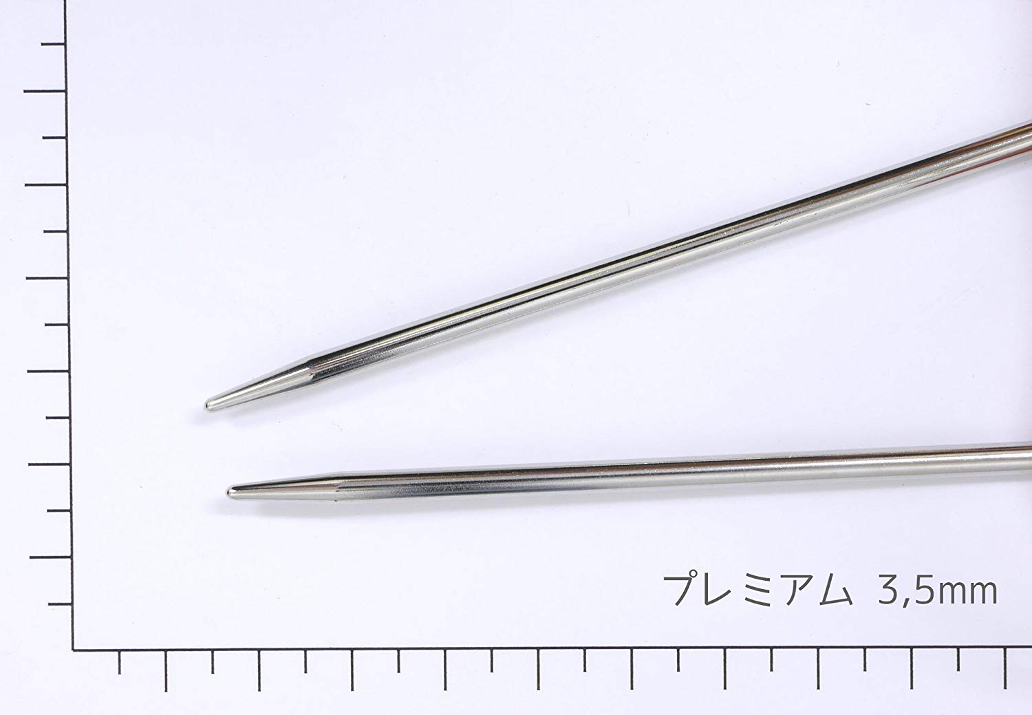 addi Classic Basic Circular Knitting Needle 60cm 3.50mm, Zilver, 60cm x 3.50mm - Image 2