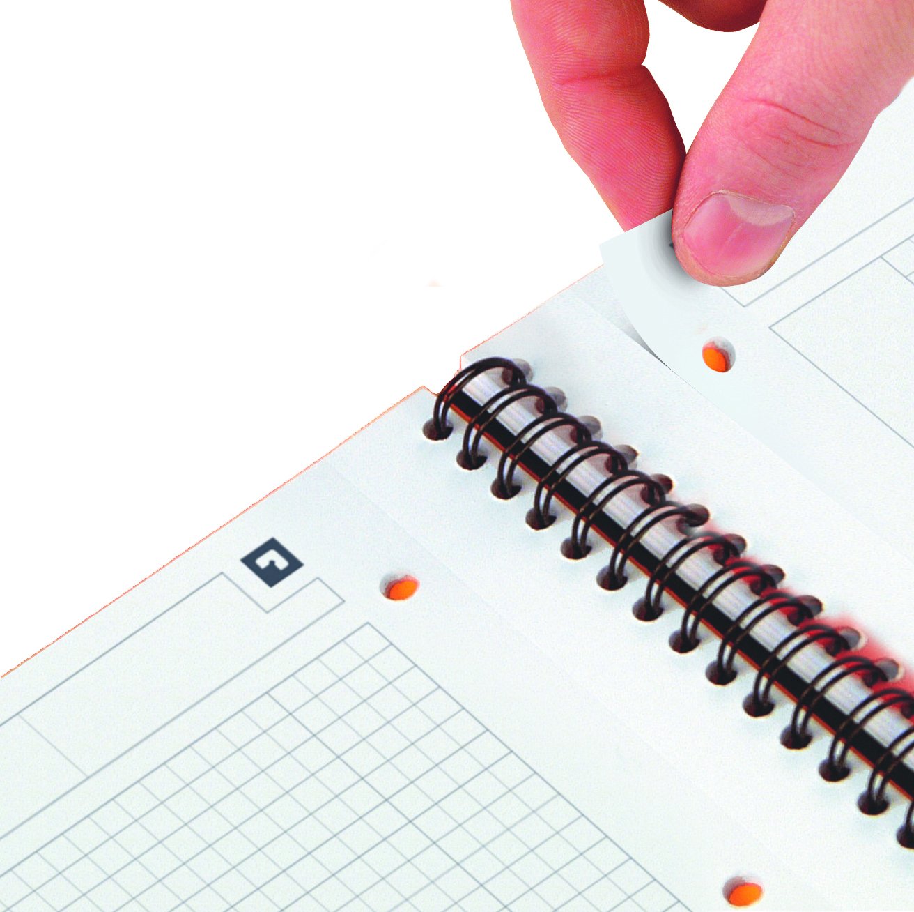 Oxford Office Notebook 100103664 Notebook pack of 5 Notepads 23 x 29.5 cm 80 g, gray, A4 5 Stück - Image 4