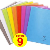 Clairefontaine 86151AMZC Spiral Notepad Large Squares 160 Pages 21 x 31.8 cm Pack of 2 Random Colour