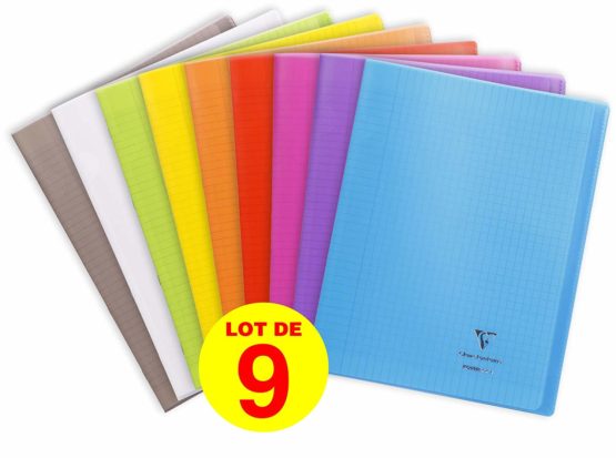 Clairefontaine 86151AMZC Spiral Notepad Large Squares 160 Pages 21 x 31.8 cm Pack of 2 Random Colour