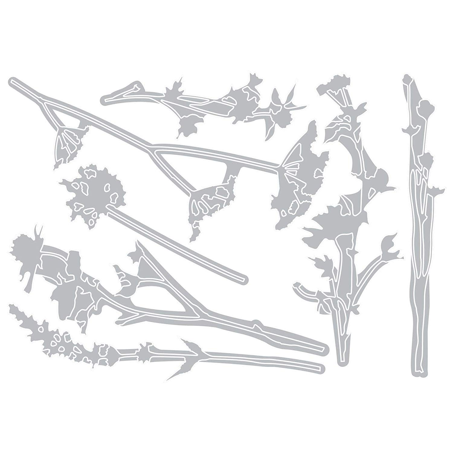 Sizzi Sizzix Thinlits Dies by Tim Holtz-Wildflowers, Other, Multi-Colour, 0.38x13.97x19.05 cm, 1-7/8x3 inches to 2-1/2x4-7/8 inches - Image 2