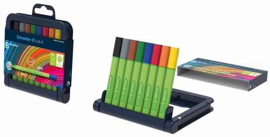 Schneider 191201 Link-It Fineliner, Pack of 10 Fineliner Standard Assorted Colours - Image 3