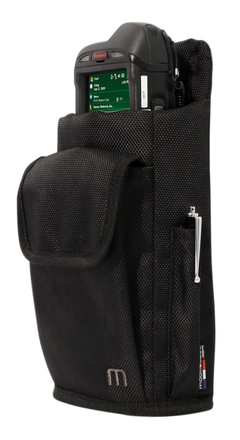 Mobilis Holster for Handheld Mobile Computers & Smartphones with Belt, Hands-Free System, Carrying Case Pouch Device Size L - Image 3