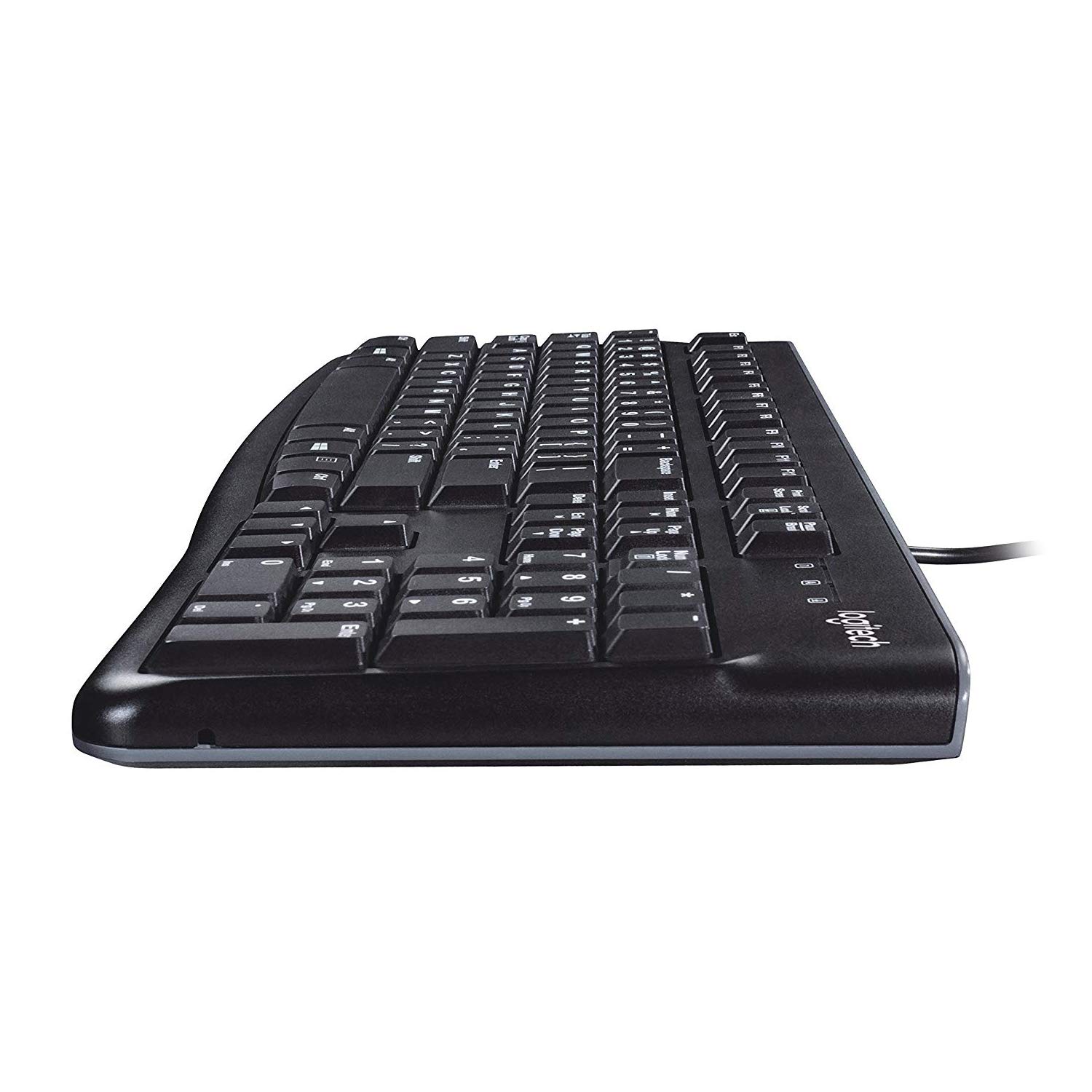 Logitech K120 Wired Keyboard for Windows AZERTY French Layout - Black - Image 3