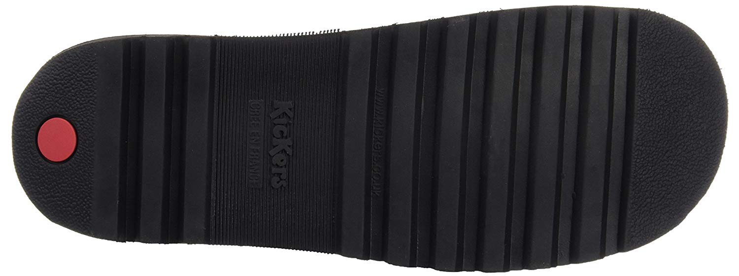 Kickers Women's Kick T Bar Black Leather School Shoes, 8 UK - Image 4
