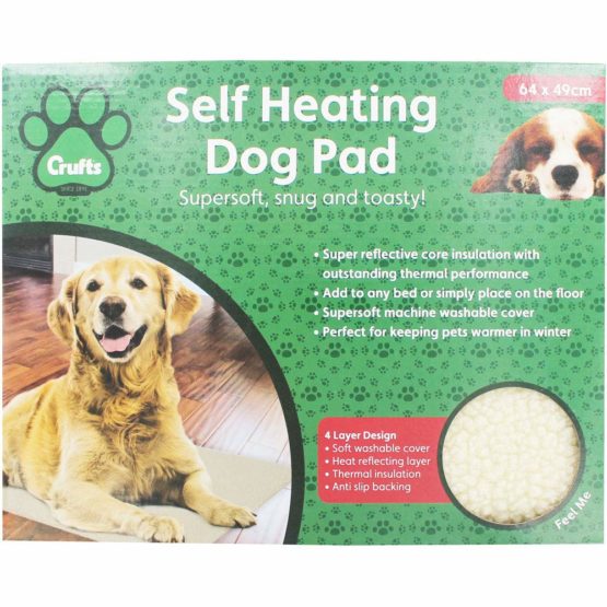 Crufts Self-Heating Pet Pad in Colour Box with Carry Handle