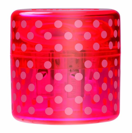Blister Duet Look Pink Pencil Sharpener with 2 Erasers 430 - Image 2