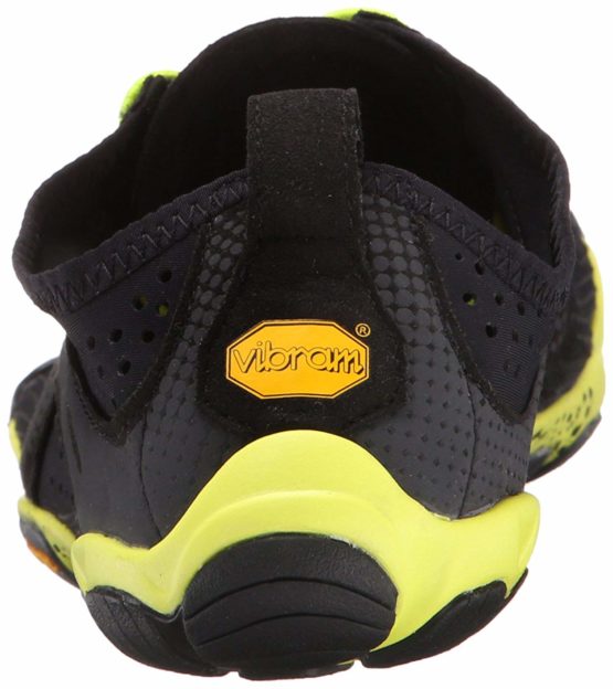 Vibram FiveFingers Men's V Running Shoes, Multicoloured (Black/Yellow), 10.5 - 11 US (44 EU) - Image 3