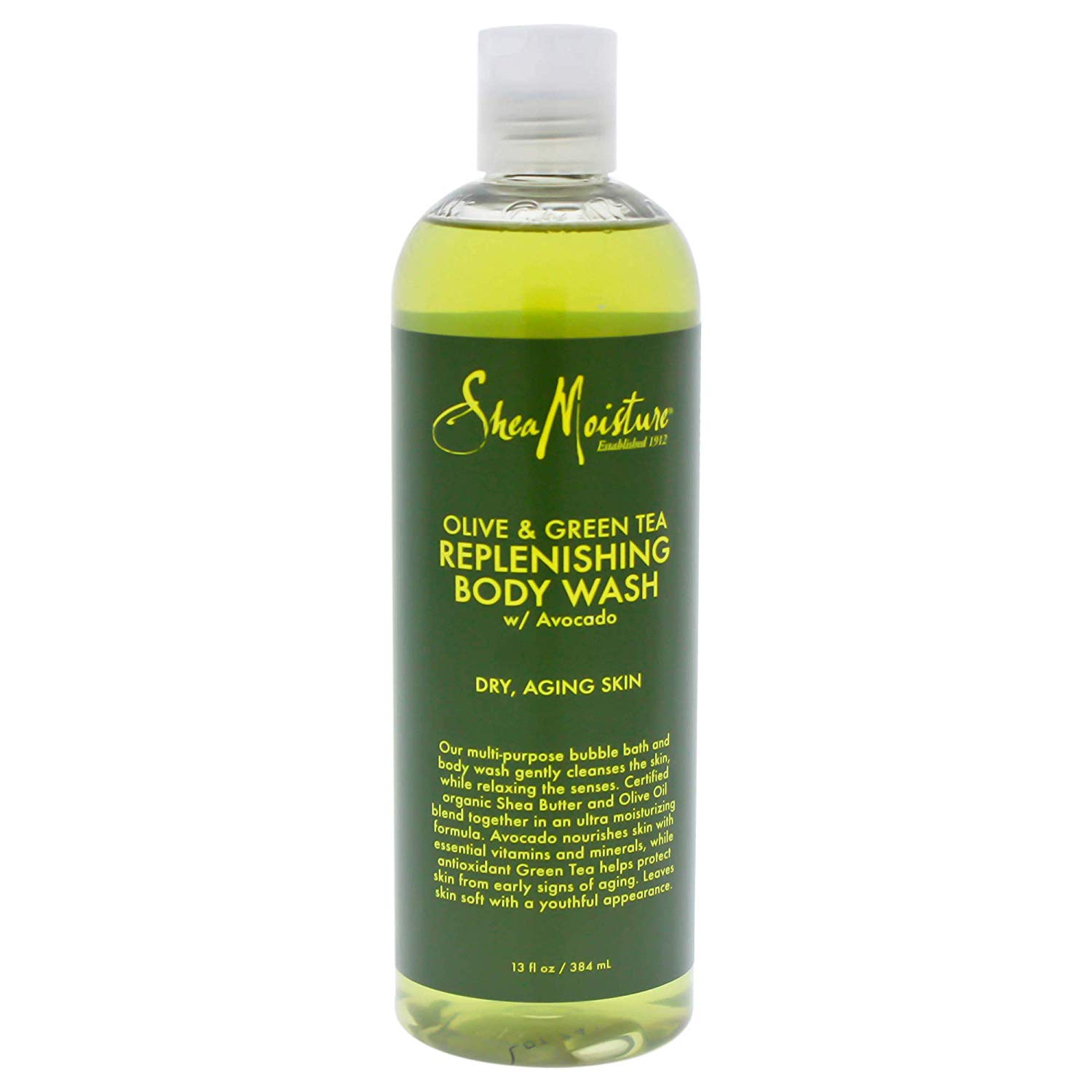 Shea Moisture Olive and Green Tea Body Wash, 13 oz - BigaMart