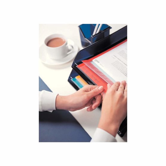 Leitz Desk Free Folders A4 (Clear) Pack of 6 - Image 4