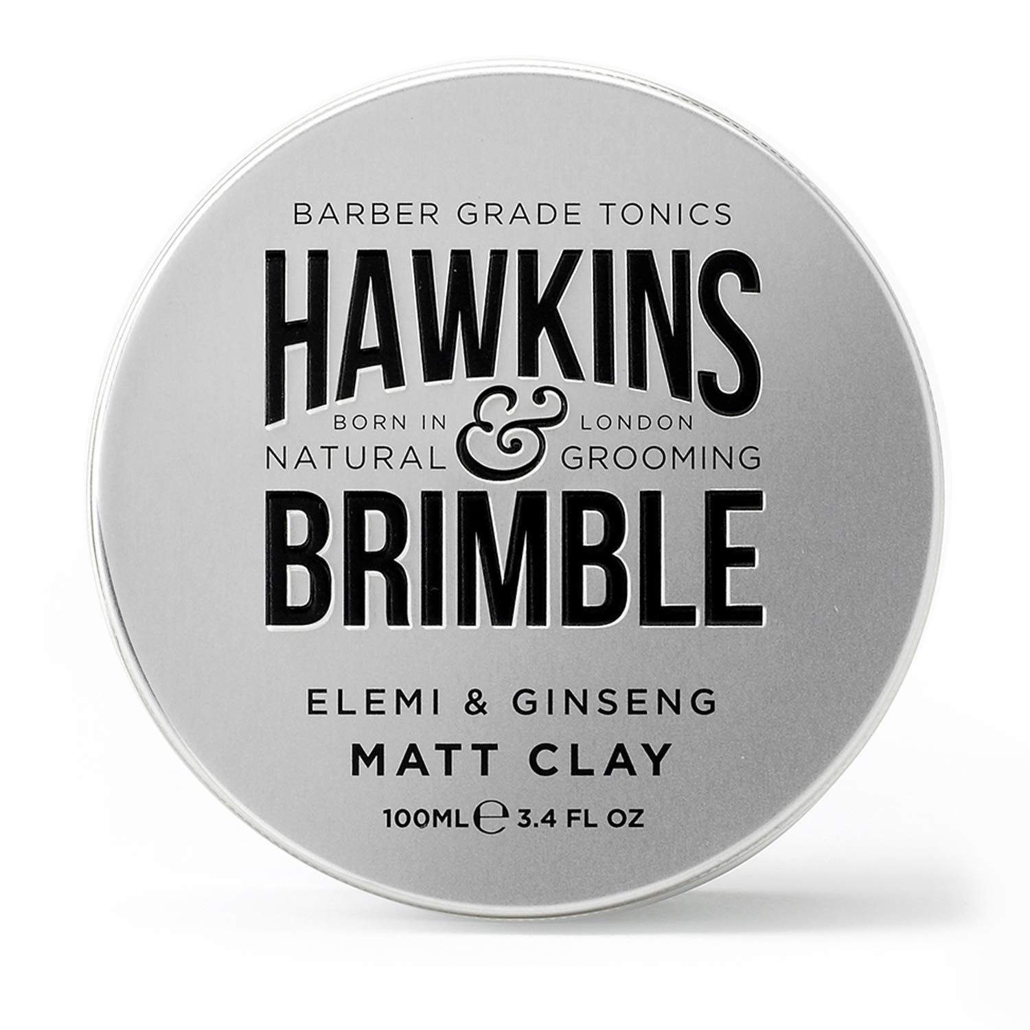 Hawkins & Brimble Matt Clay 100ml/3.4 fl oz - Non Greasy Matte Hair Styling For Men Softens Repairs Allows for Restyling