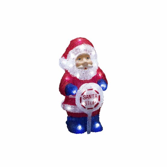Konstsmide 6139-203 LED Acrylic Figure"Baby Reindeer"/Outdoor Christmas Lights (IP44) 32 Ice White LED Lights/Transparent Cable, 38 x 29cm - Image 4