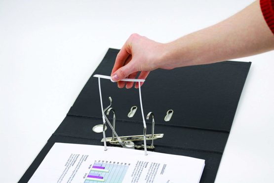 Fellowes Transit Filing Clips Environmentally-Friendly 80 mm Pack of 100 White - Image 2