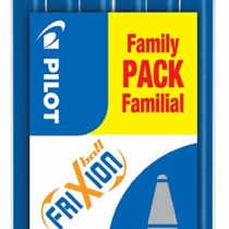 Frixion 0.7 mm Tip Pilot Refill for Rollerball Pen - Blue (Pack of 6)