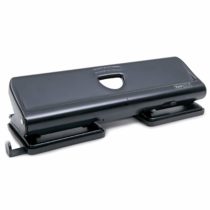 Rapesco 1054 720 4-Hole Metal Punch - 22 Sheet Capacity - Black