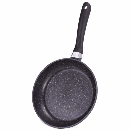 MSV CAST Aluminium FRYINGPAN Stone Coating 28 cm, Black - Image 4