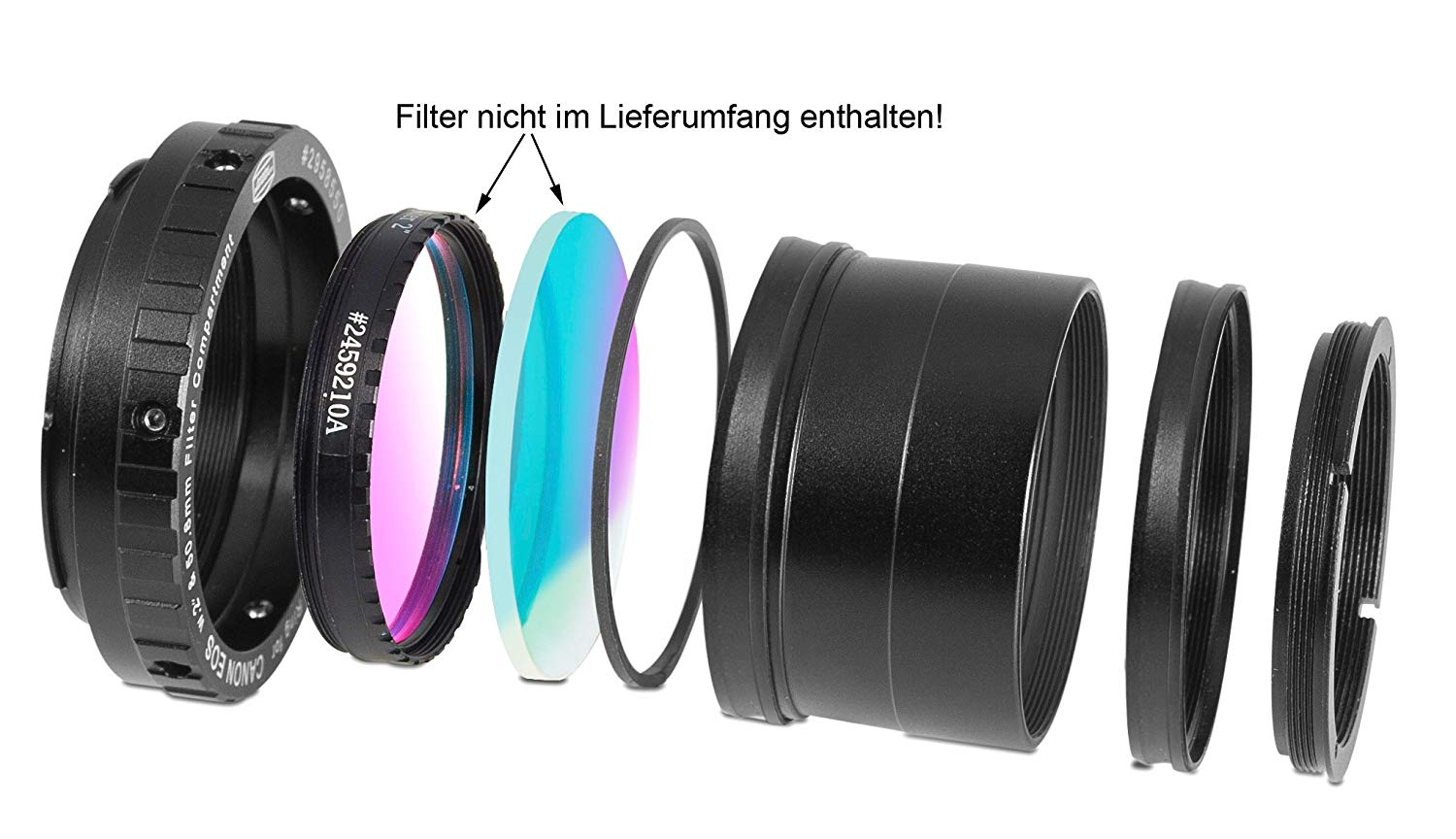 Baader Planetarium Protective Canon DSLR-T-Ring T-2 / M48 / 50.8 mm, black - Image 4
