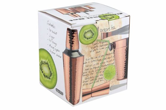 Apollo 3310 Copper Cocktail Set 5pc, 17x14.5x14.5 - Image 2