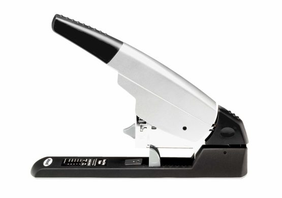 Rexel Apollo Heavy Duty Stapler, 200 Sheet Capacity, Uses Rexel No.23/8 staples, Metal Body, Silver/Black, 2100921 - Image 2