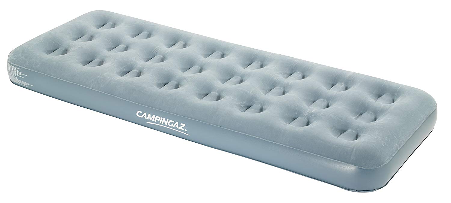 Campingaz Airbed X'tra Quickbed Single, Camping Mat, Flocked Air Bed, Inflatable Air Mattress