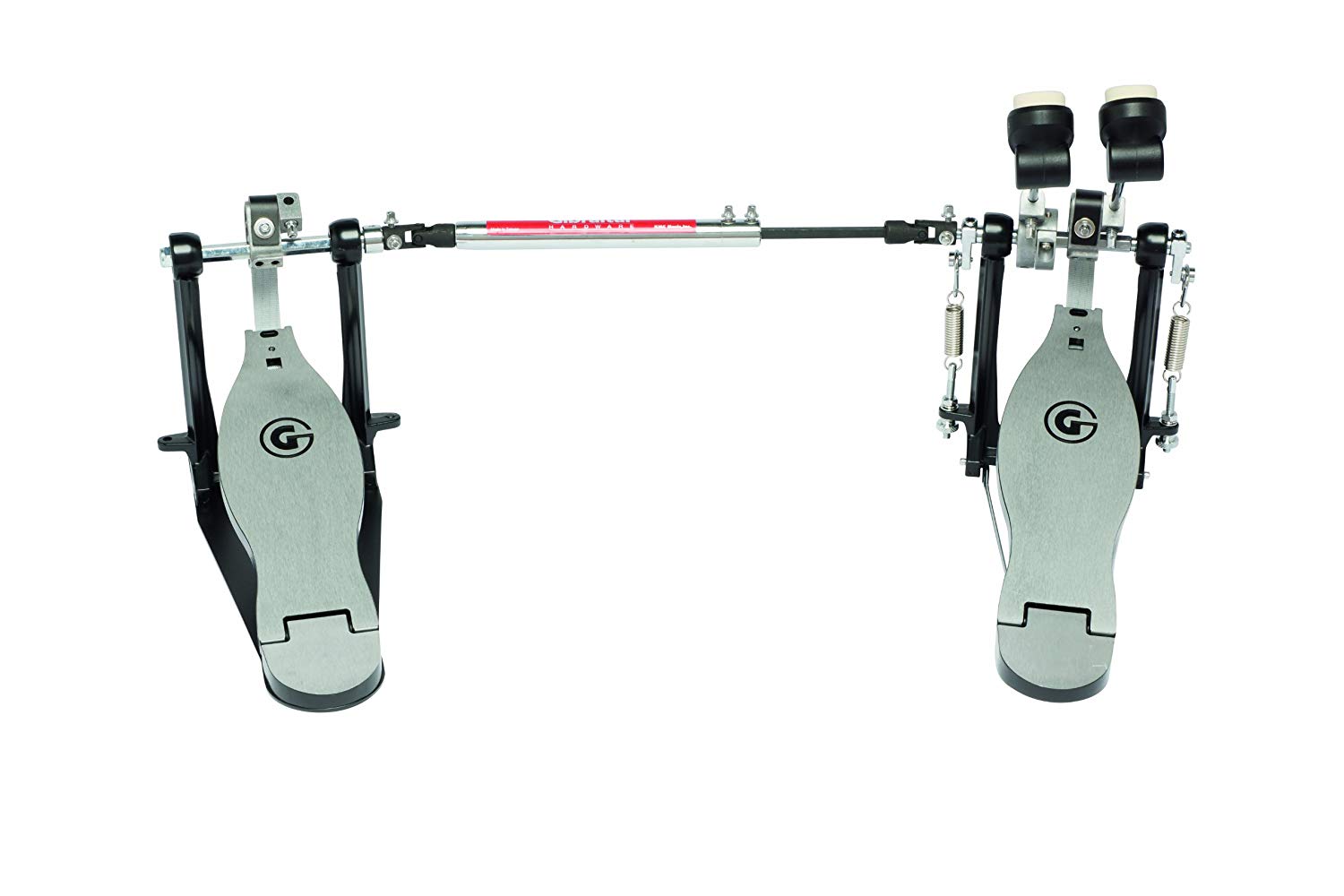 Gibraltar Fußmaschine Gurtantrieb - Strap Double Pedal 4711ST-DB, Silver, inch