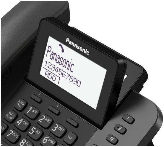 Panasonic KX-TGF320 Corded and Cordless Home office Telephone Kit with Answerphone and Nuisance Call Blocker - Black - Image 3