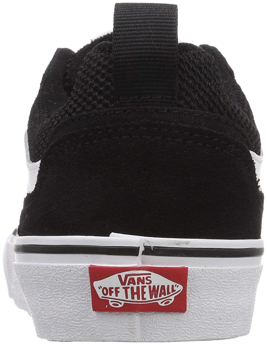 Mens Vans Size 11, Filmore Sneaker Black & White Suede & Mesh Canvas Lace Up Shoes, Low Top Men's Trainers - Image 3
