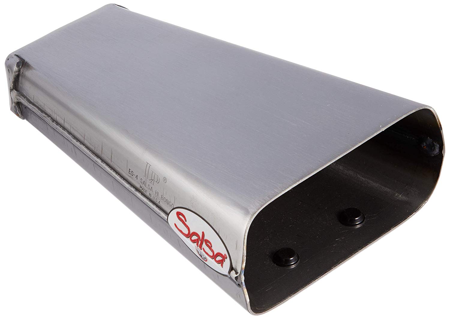 LP Latin Percussion Bongo Cowbell Handheld BNG CWB HH ES-4, Silver