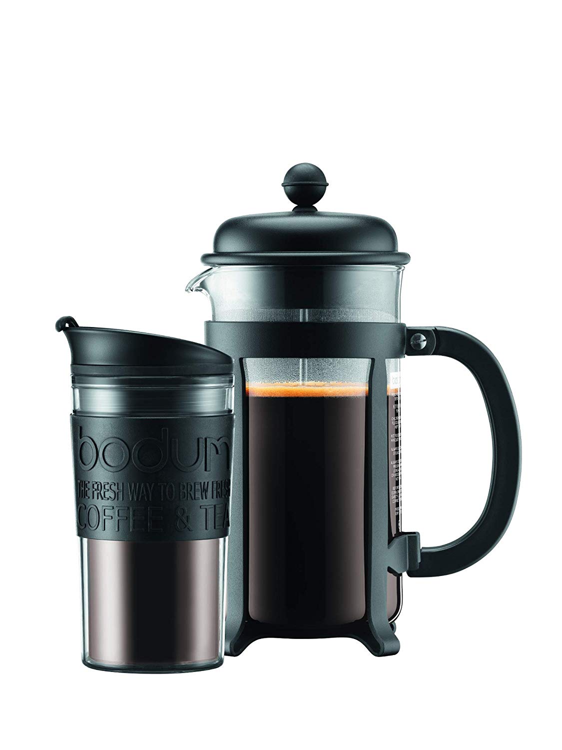 BODUM Java - French Coffee Press - 8 cup, 1l, 34oz - Black, 1908-01 - Image 2