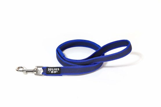 Julius-K9 216GM-B-1-2 Color & Gray Super-Grip Leash with Handle, 20 mm x 1.2 m, Blue-Gray - Image 2