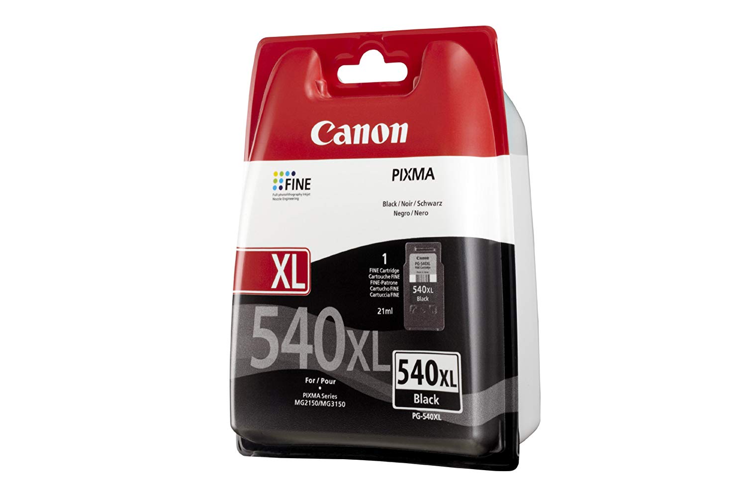 Canon Original PG-540XL Black Fine Cartridge, Medium - Image 2
