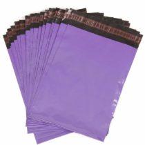 100 Purple Mailing Bags/Postal Sacks 305mm x 405mm - 12" x 16", REALPACK-100-12x16-PURP