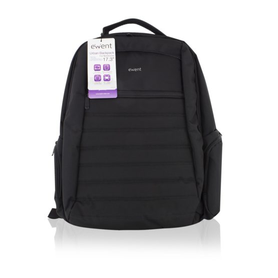 Urban Notebook Backpack 17.3, BLACK - Image 4