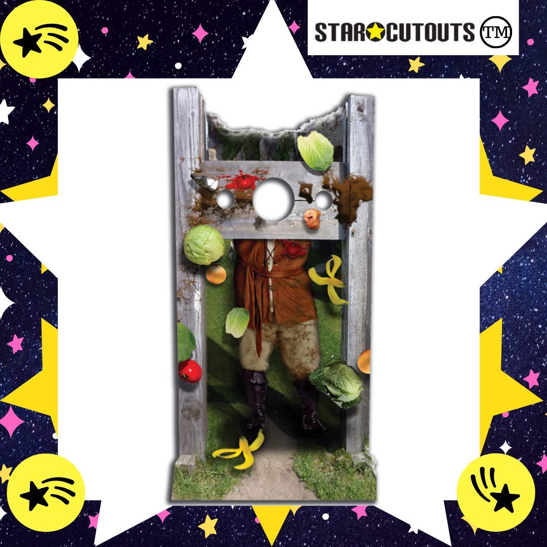 Medieval Stocks Stand In 186cms Lifesize Cardboard Cutout, Life Size - Image 3