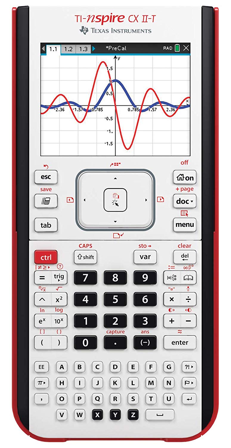 Ti-Nspire Cx II-T, black, Taschenrechner