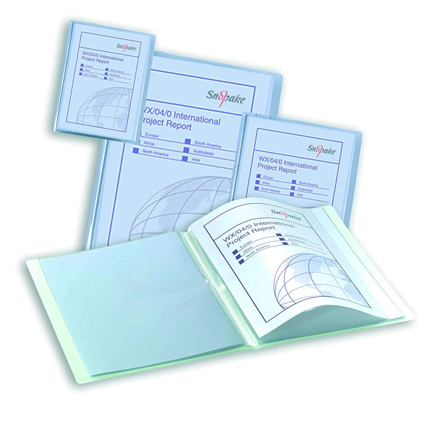 Snopake A3 Presentation Display Book 20 Pockets Clear [Pack of 1] Ref