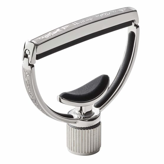 G7th Heritage Guitar Capo (Wide Neck Width) - Style 3 (Acanthus engraving, top and sides)
