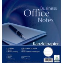 Landre 100050618 Foolscap Paper, DIN A3 Folded to A4, Lined, 80 g/m² Fine, 250 Sheets per Pack Official Paper"Office", DIN A3 Folded to A4, Lined