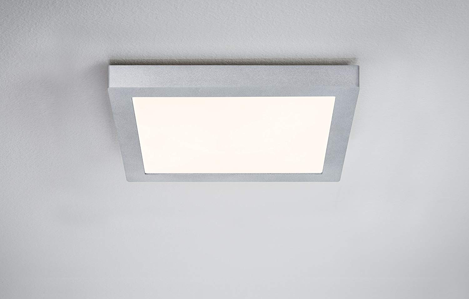 WallCeiling Lunar LED Panel 300x300mm 18W 230V matt Chrome Aluminium, Chrome Matt, 30x3,8x30 cm - Image 4