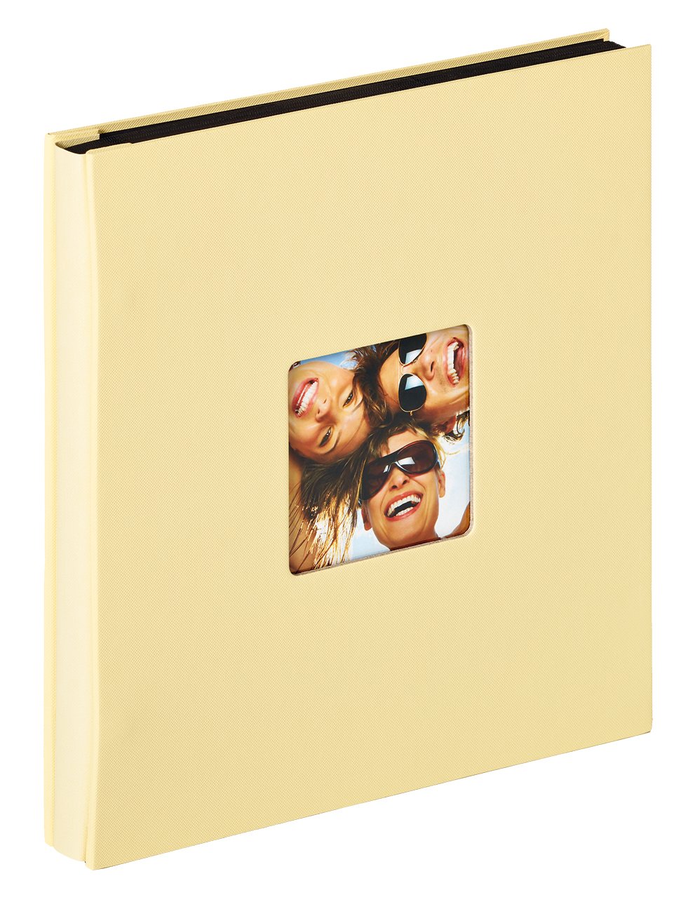 walther Design Photo Album Cream 400 Photos 10x15 cm Stock Album with Cover Punching, Fun EA-110-H, 31 x 33 cm