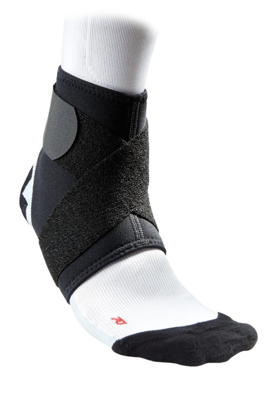 McDavid 432 - Wrap-around figure-8 strap Ankle Support - Latex-Free - Adjustable Hook and Loop Closure