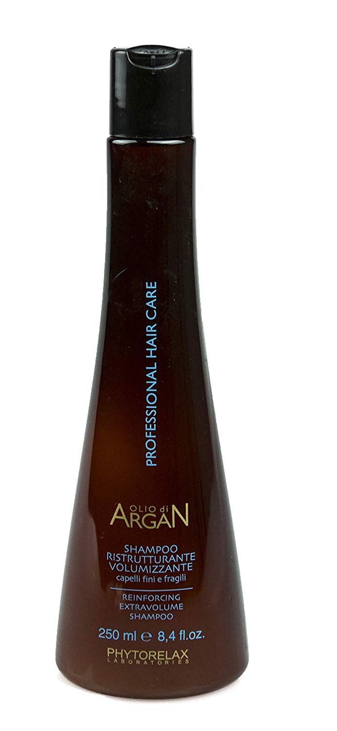 Phytorelax Hair Shampoo - Reinforcing Extravolume with Argan Oil single pack 250 Ml), 250 ml (Pack of 1)