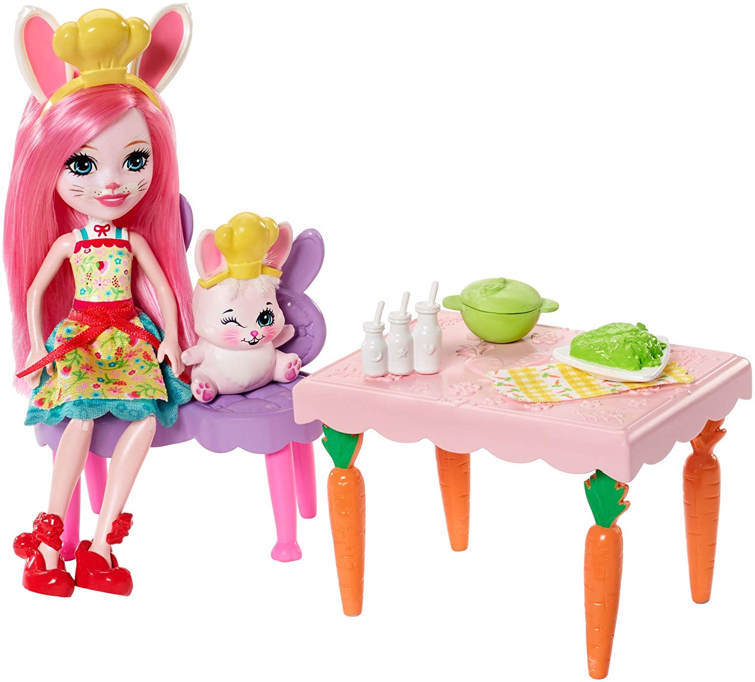Enchantimals Kitchen Fun Playset, Pink, 15 cm - Image 2