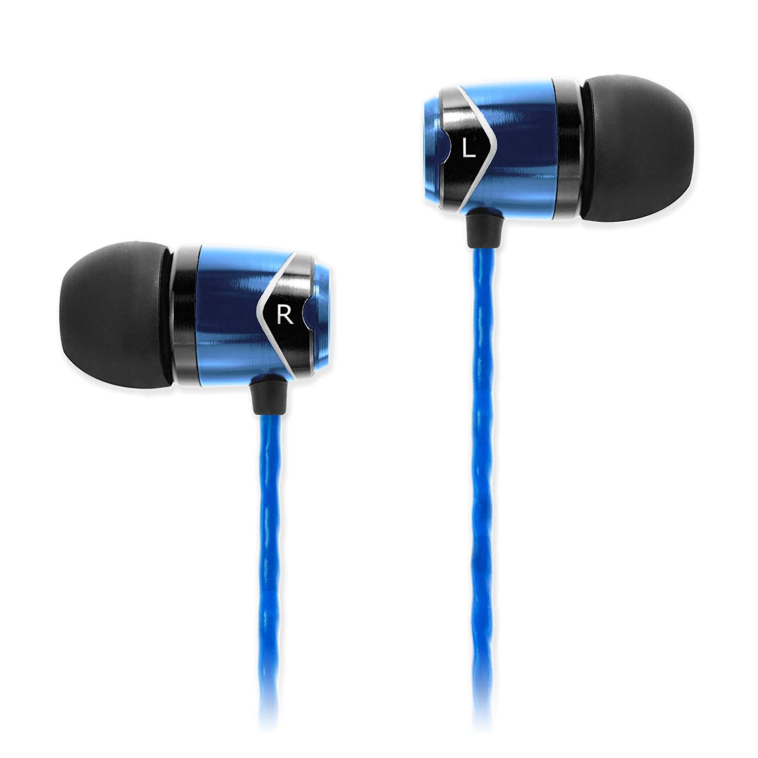 Soundmagic E10 In-Ear Isolating Earphones, Deep Bass, Noise-Isolating, Durable Metal Build, Tangle-Free Cable