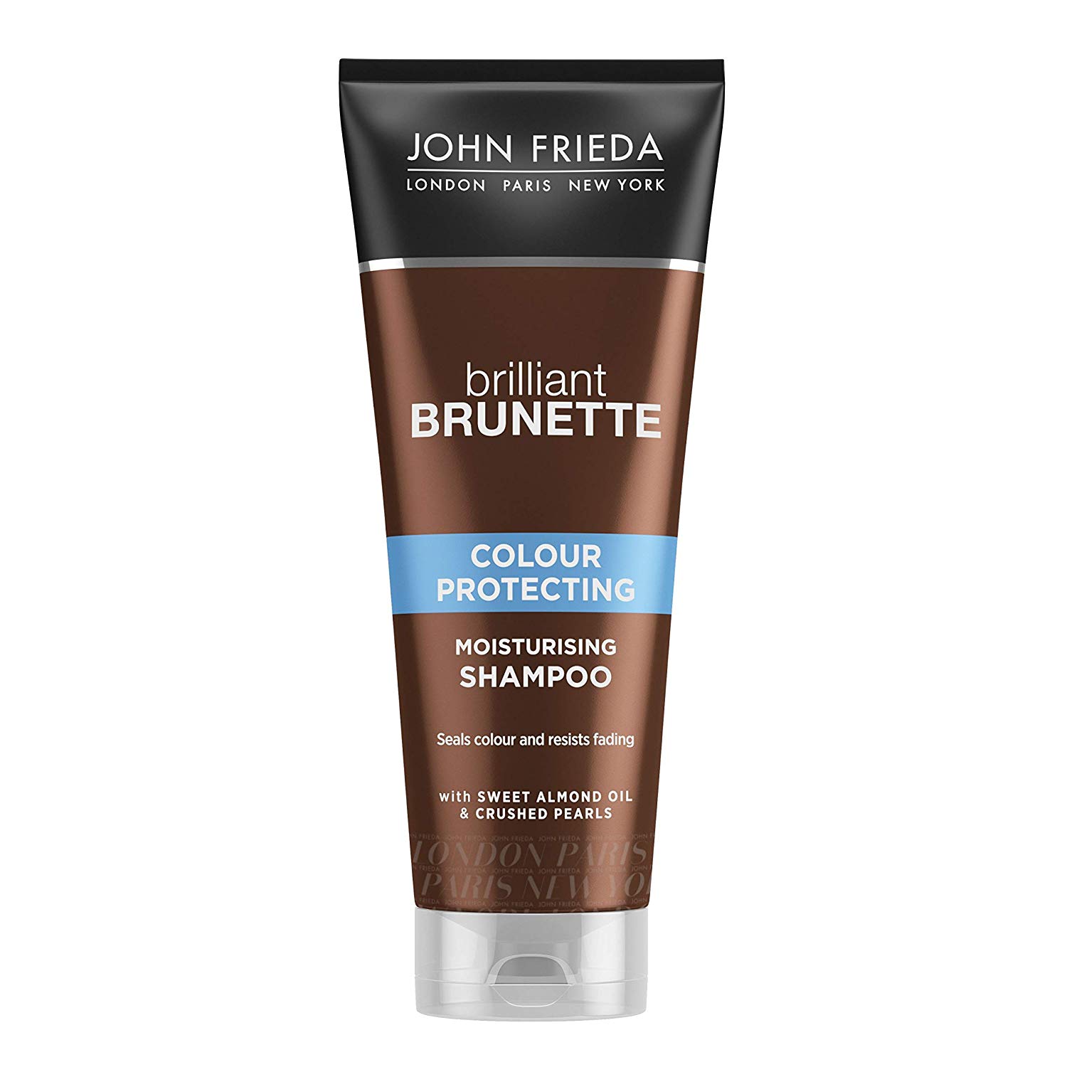John Frieda Brilliant Brunette Colour Vibrancy Shampoo, Moisturising And Smoothing for Brown Hair Aloe Vera, 250 ml (Pack Of 1)