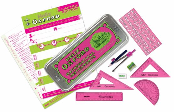 Helix Oxford Clash Maths Set - Pink